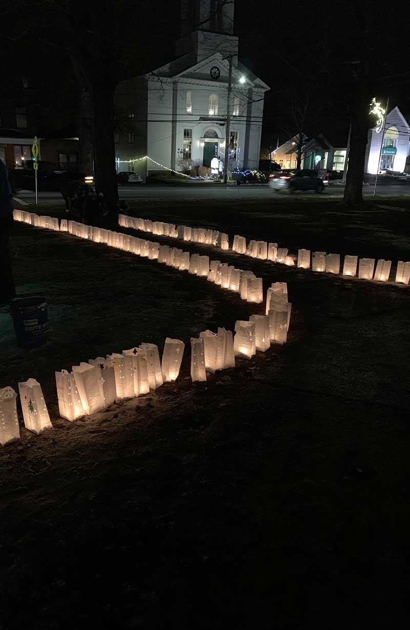 Luminarias at Winter Light Night